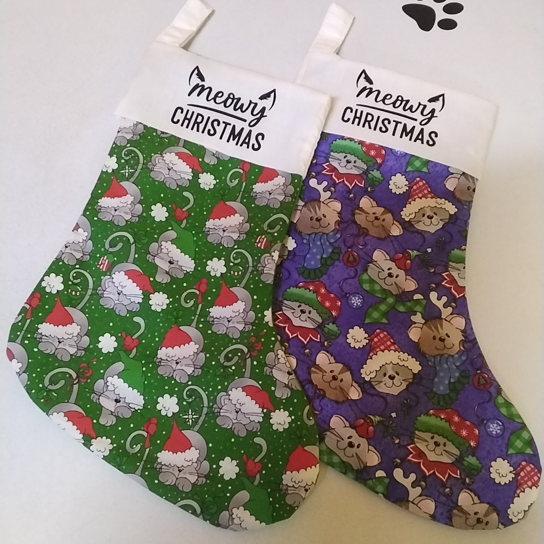 Cat Christmas Stocking